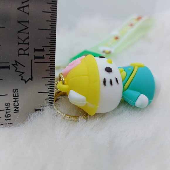 2/$25 Hello Kitty keychai wrist strap lanyard with "The sunshine Unicorn" - Picture 6 of 6